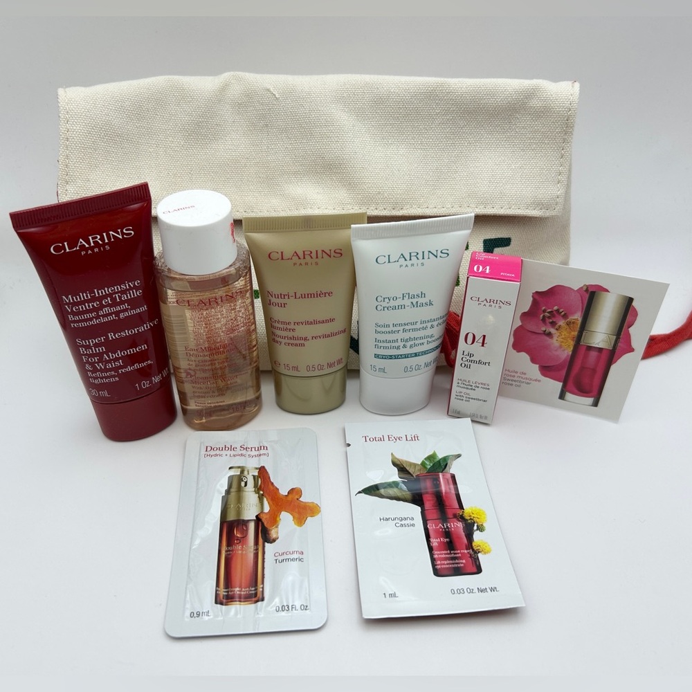 Clarins X FEED Cultivate Kindness with 7pc Samples, New with Tag